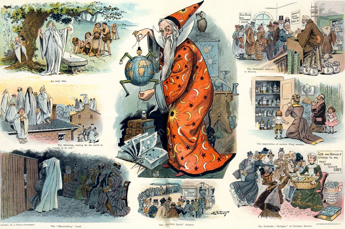 Superstition has always ruled the world  by Samuel Ehrhart - Hand-Painted Oil Painting Reproduction