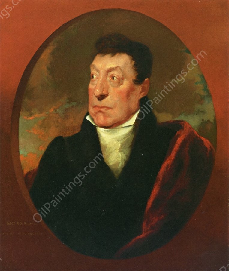 Marquis de Lafayette by Samuel Finley Breese Morse - Hand-Painted Oil Painting Reproduction