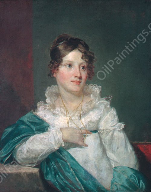 Mrs. Daniel DeSaussure Bacot by Samuel Finley Breese Morse - Hand-Painted Oil Painting Reproduction