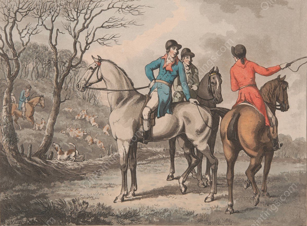 Grow ye Britons then  by Samuel Howitt - Hand-Painted Oil Painting Reproduction