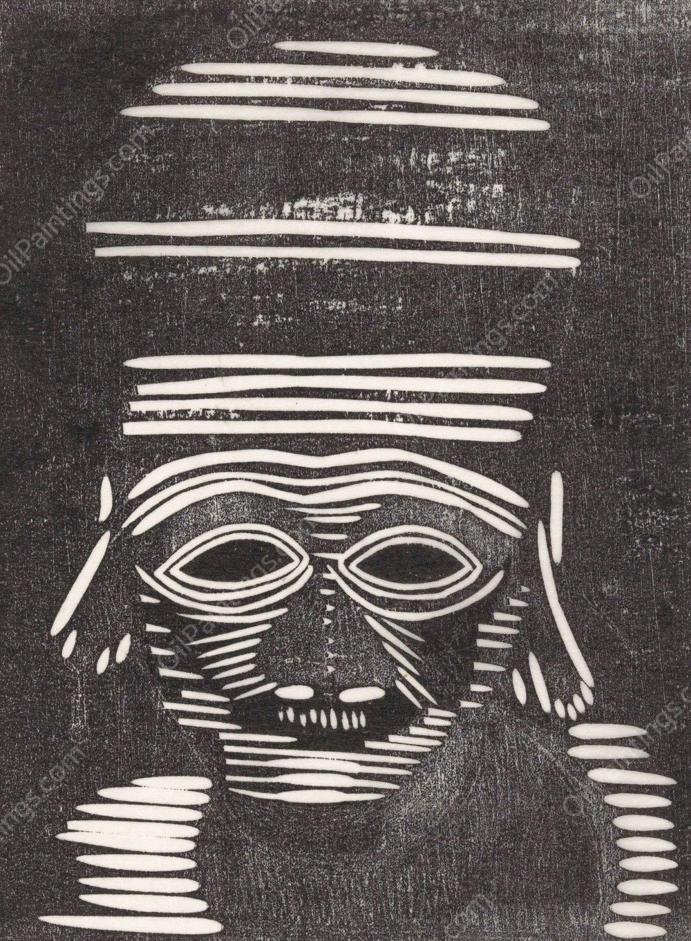 Fantasie; kop  by Samuel Jessurun De Mesquita - Hand-Painted Oil Painting Reproduction