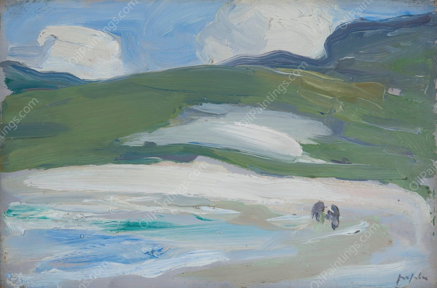 The Sands, Barra by Samuel John Peploe - Hand-Painted Oil Painting Reproduction