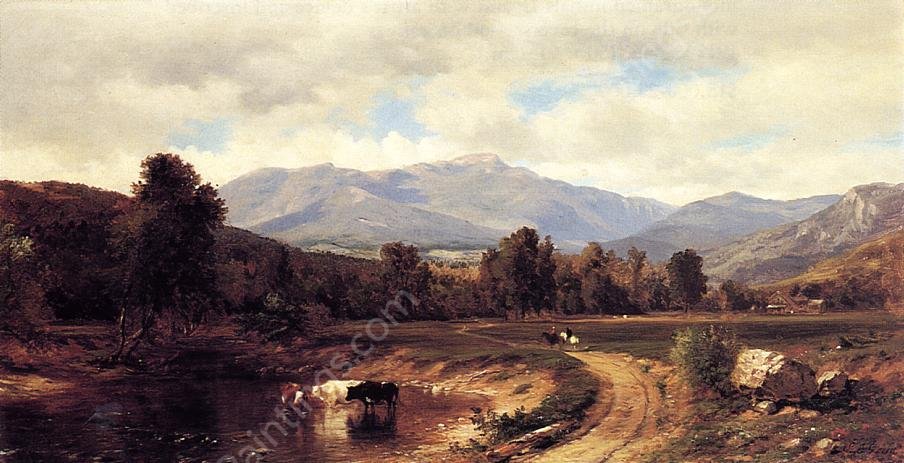 Road to the Mountains by Samuel Lancaster Gerry - Hand-Painted Oil Painting Reproduction