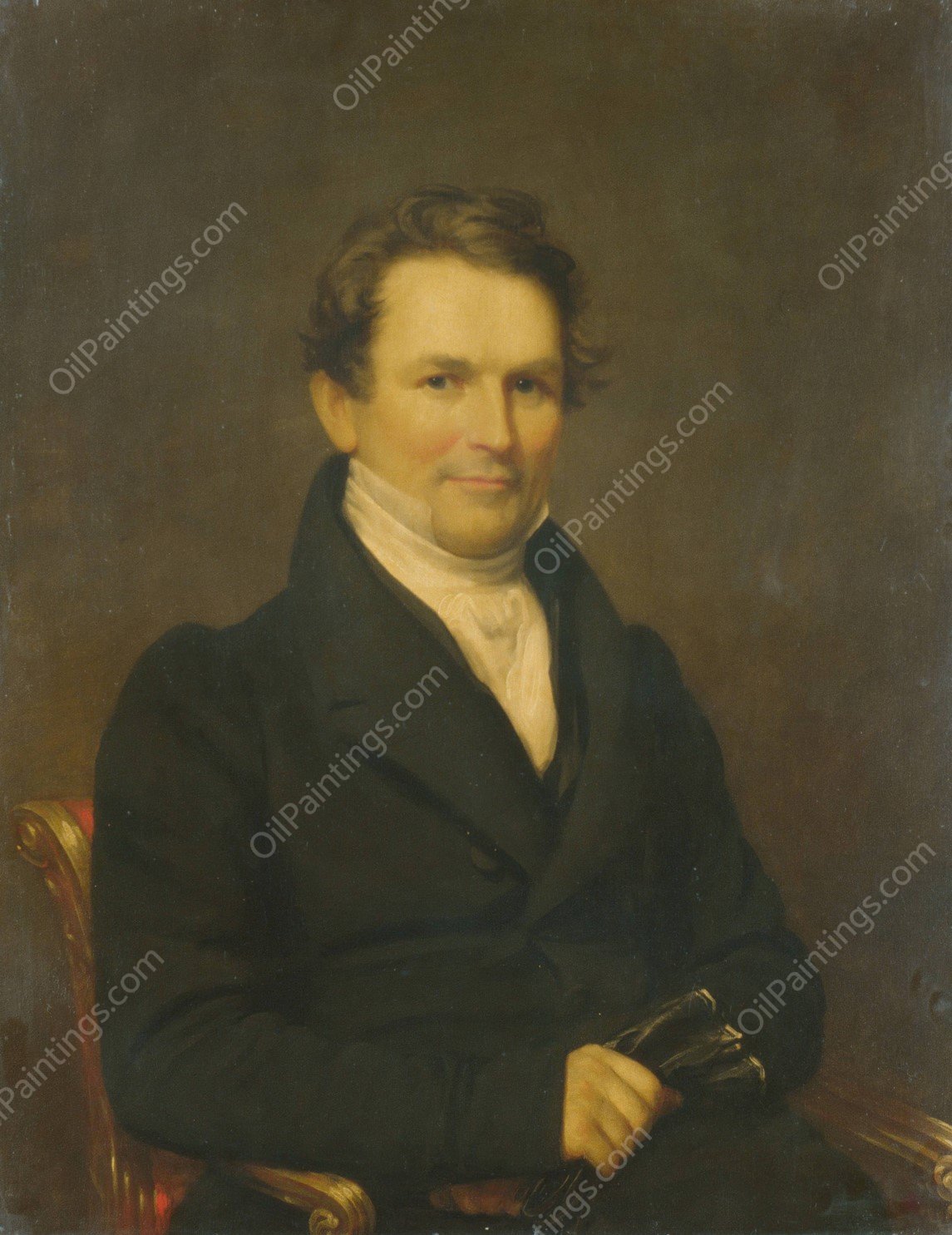Edward Kellogg  by Samuel Lovett Waldo - Hand-Painted Oil Painting Reproduction