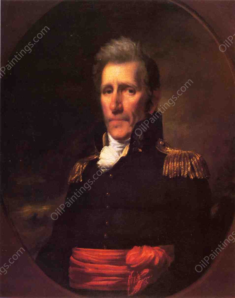 Major General Andrew Jackson by Samuel Lovett Waldo - Hand-Painted Oil Painting Reproduction