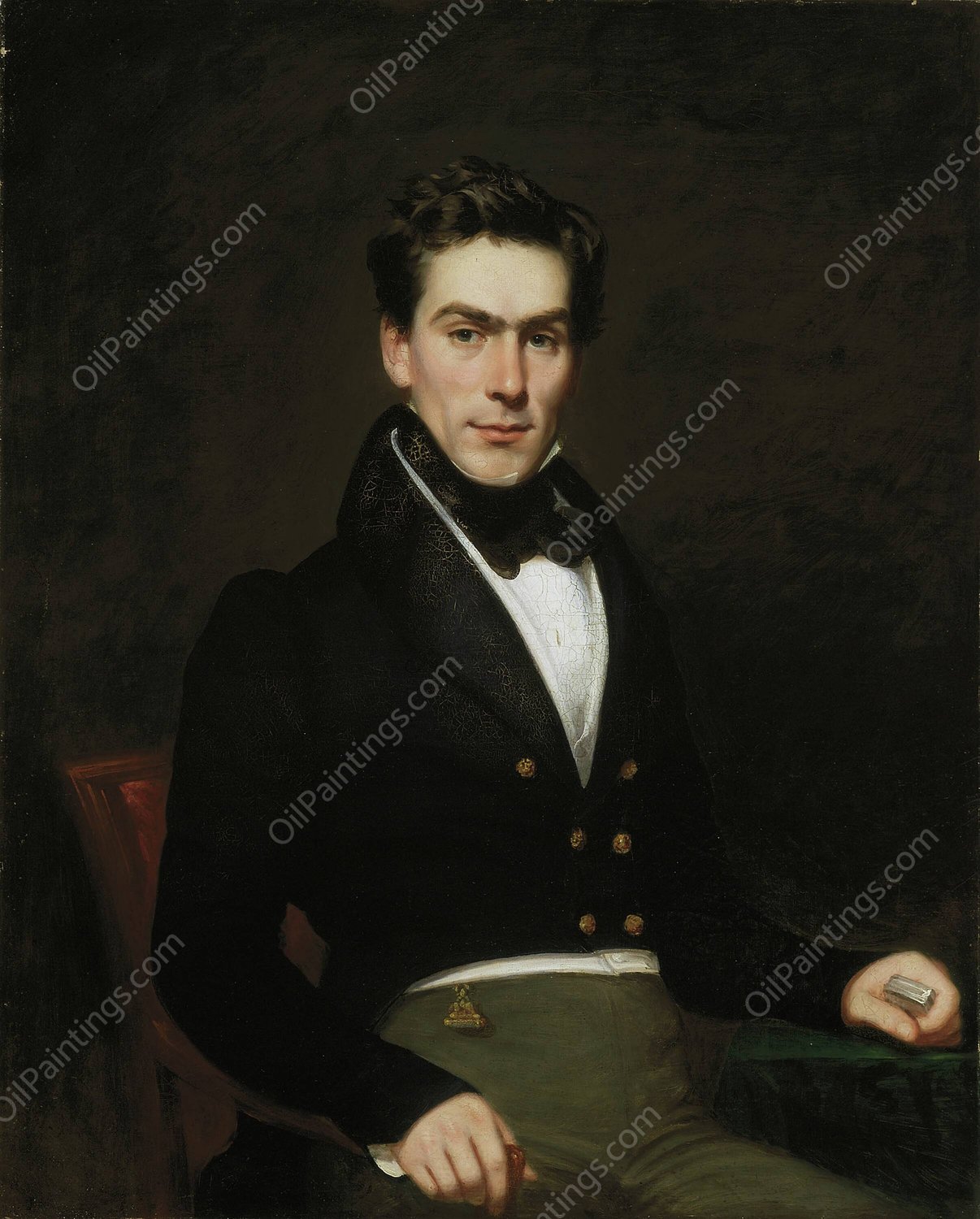 Mr. James Mackie  by Samuel Lovett Waldo - Hand-Painted Oil Painting Reproduction