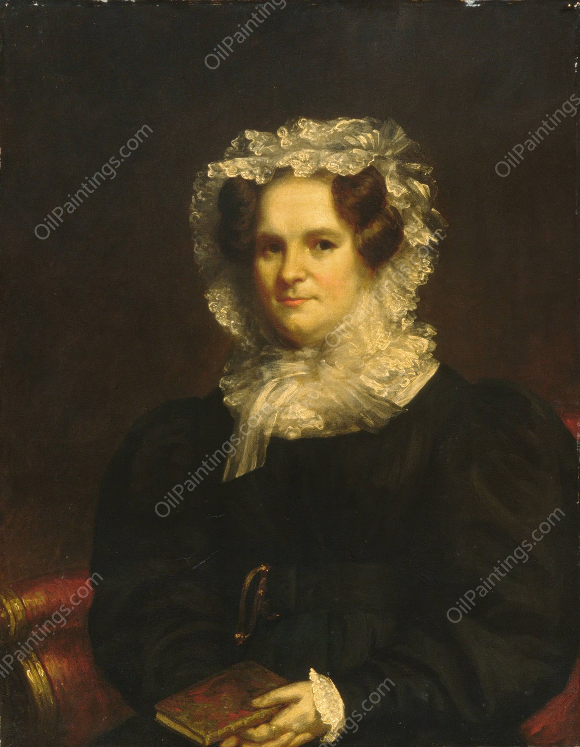 Mrs. Edward Kellogg  by Samuel Lovett Waldo - Hand-Painted Oil Painting Reproduction