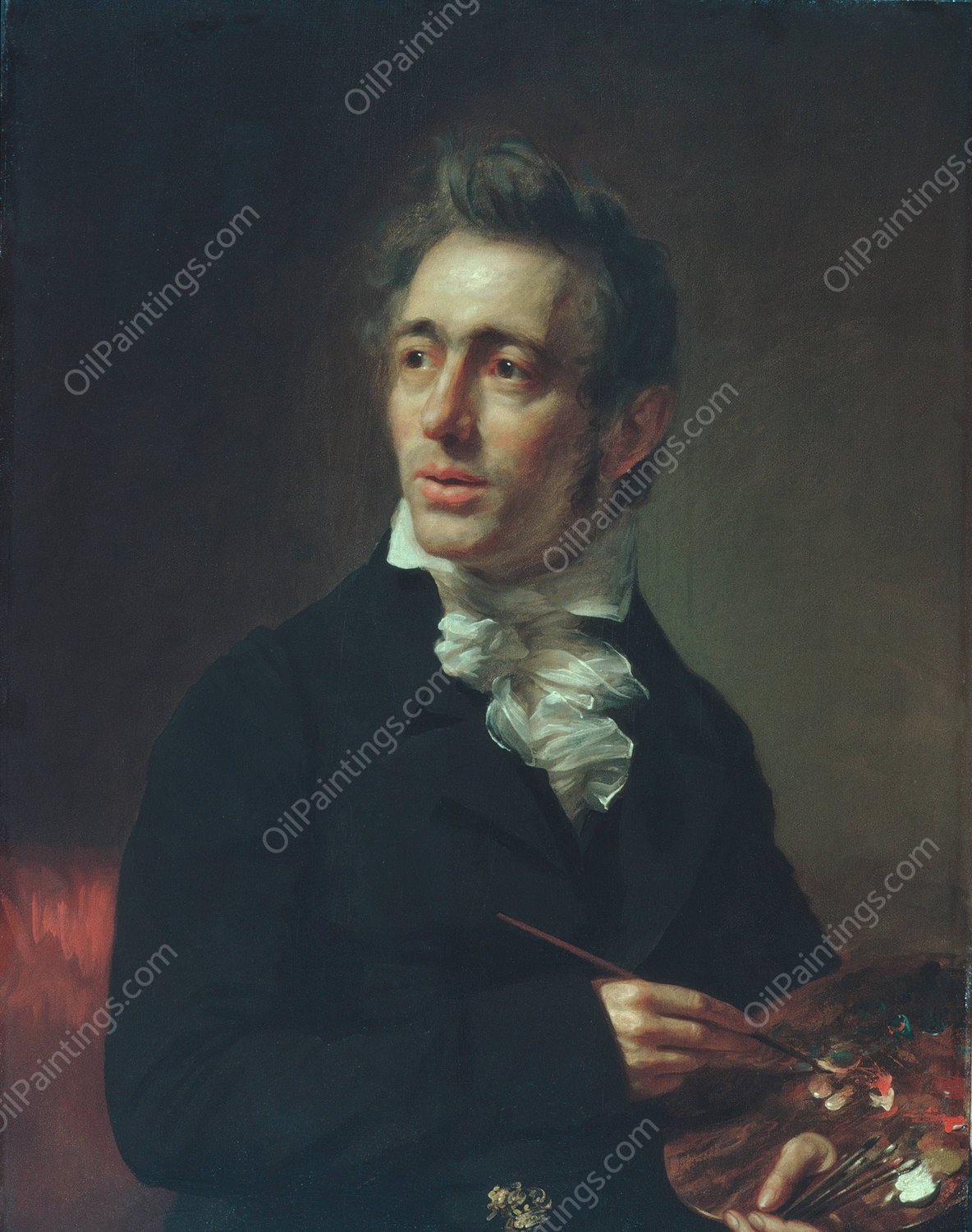 Self-Portrait  by Samuel Lovett Waldo - Hand-Painted Oil Painting Reproduction