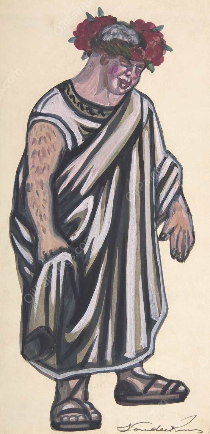 Bacchant by Sergey Yurievich Sudeikin - Hand-Painted Oil Painting Reproduction