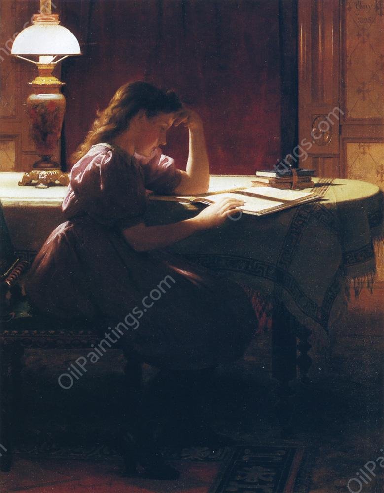 Preparing for the Next Day by Seymour Joseph Guy - Hand-Painted Oil Painting Reproduction