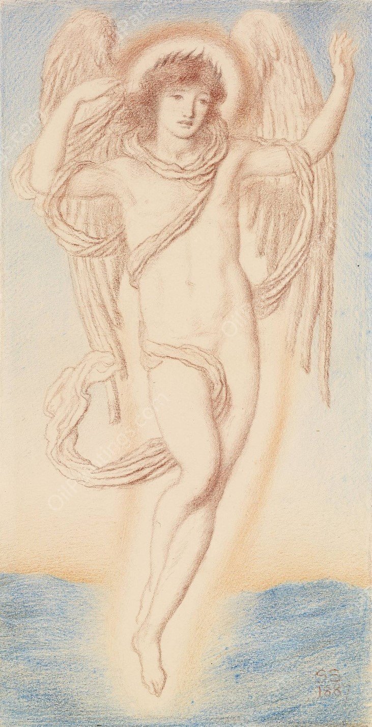 Love  by Simeon Solomon - Hand-Painted Oil Painting Reproduction