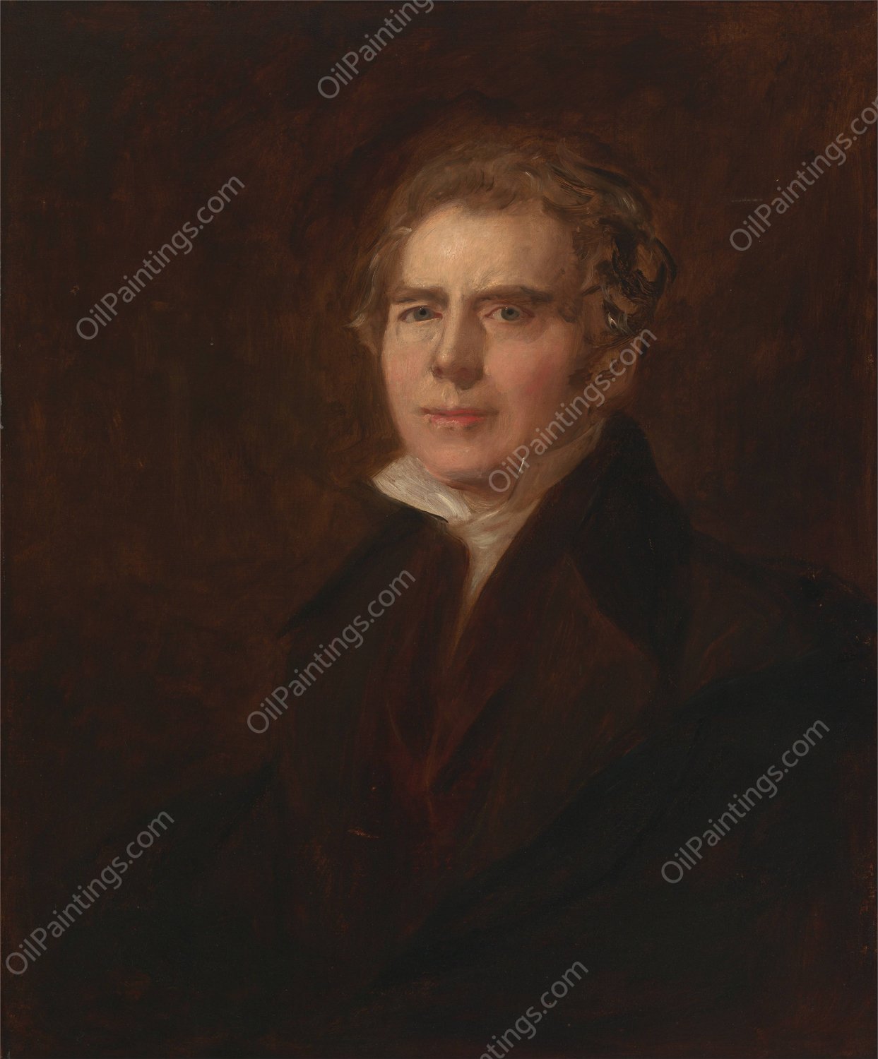 Self-Portrait by Sir David Wilkie - Hand-Painted Oil Painting Reproduction