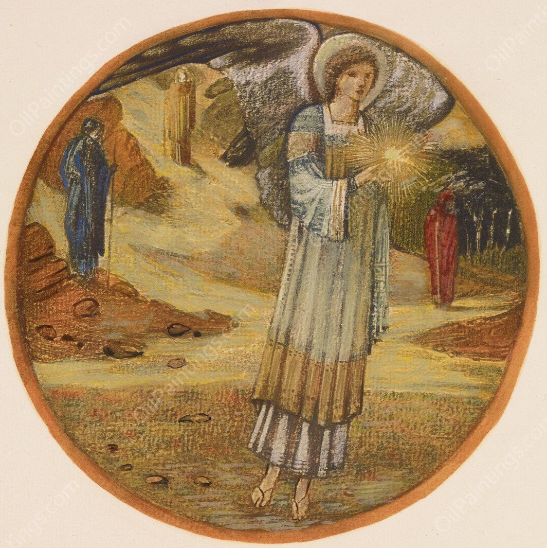 Star of Bethlehem  by Sir Edward Coley Burne-Jones - Hand-Painted Oil Painting Reproduction