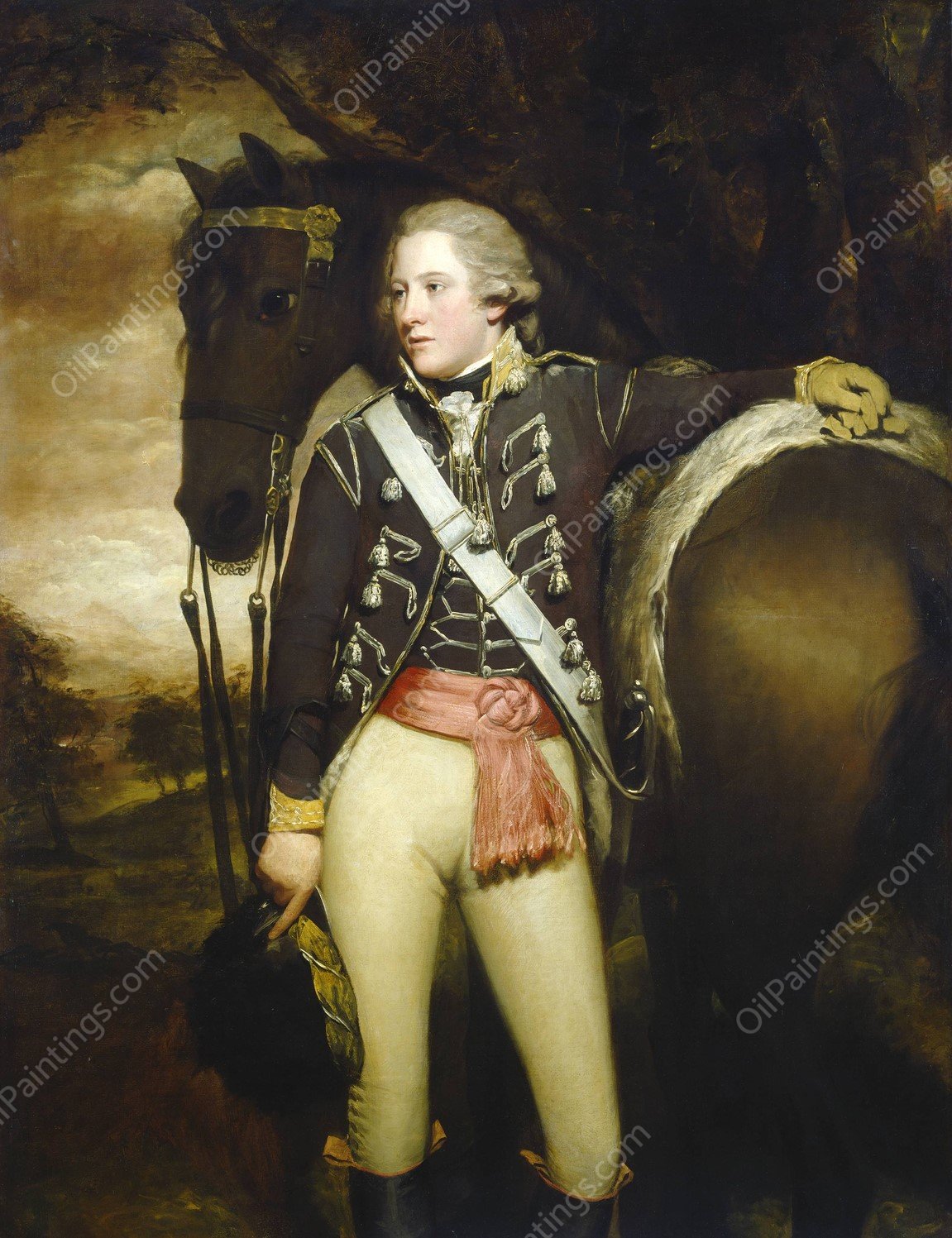 Captain Patrick Miller  by Sir Henry Raeburn - Hand-Painted Oil Painting Reproduction