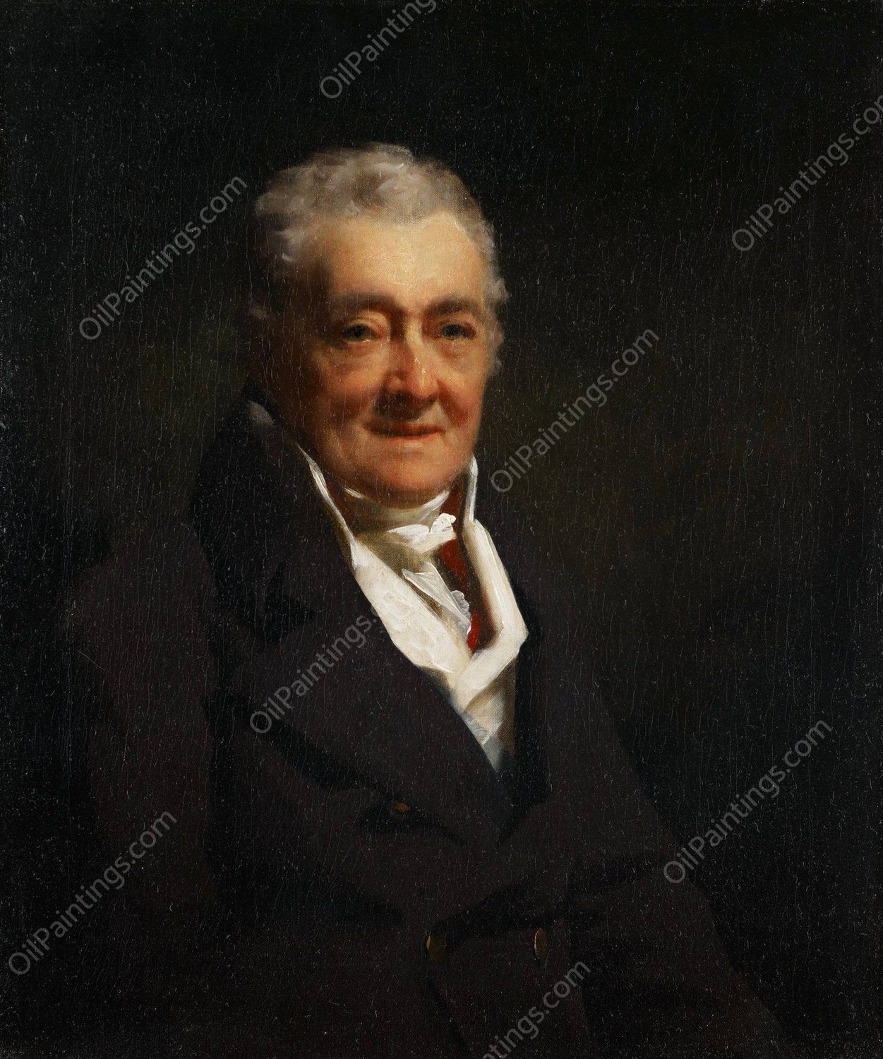 E. Finlay, Esquire  by Sir Henry Raeburn - Hand-Painted Oil Painting Reproduction