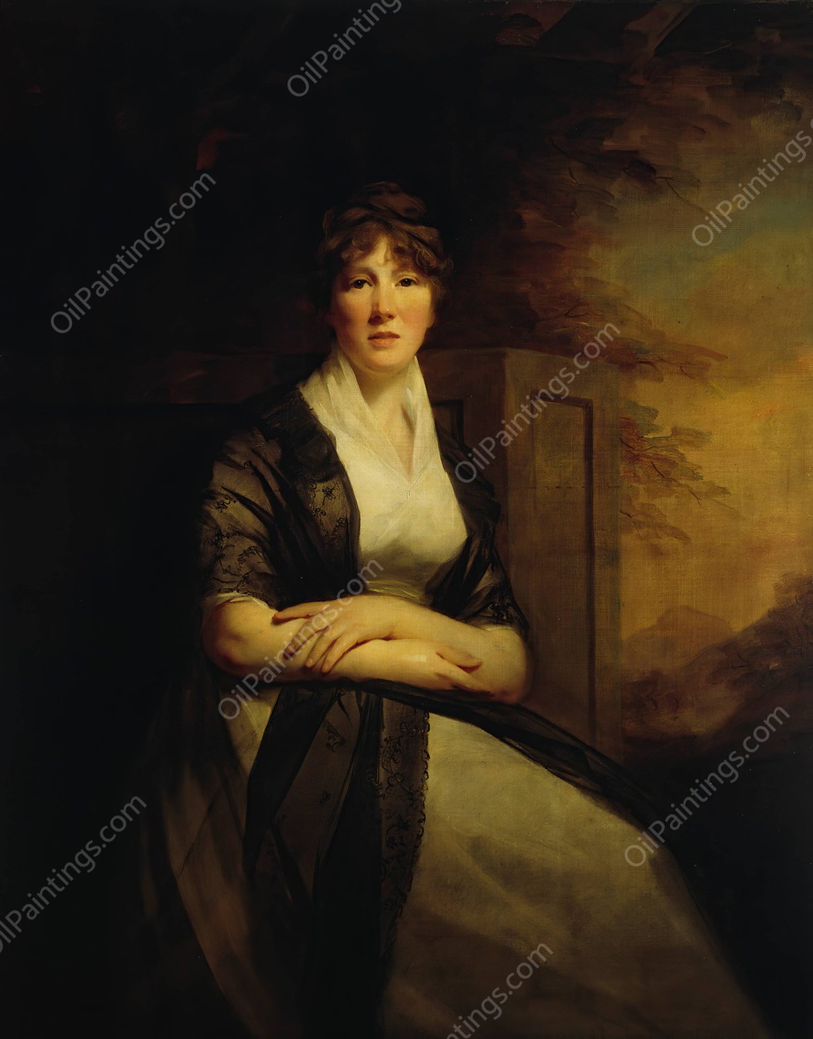 Lady Anne Torphichen  by Sir Henry Raeburn - Hand-Painted Oil Painting Reproduction
