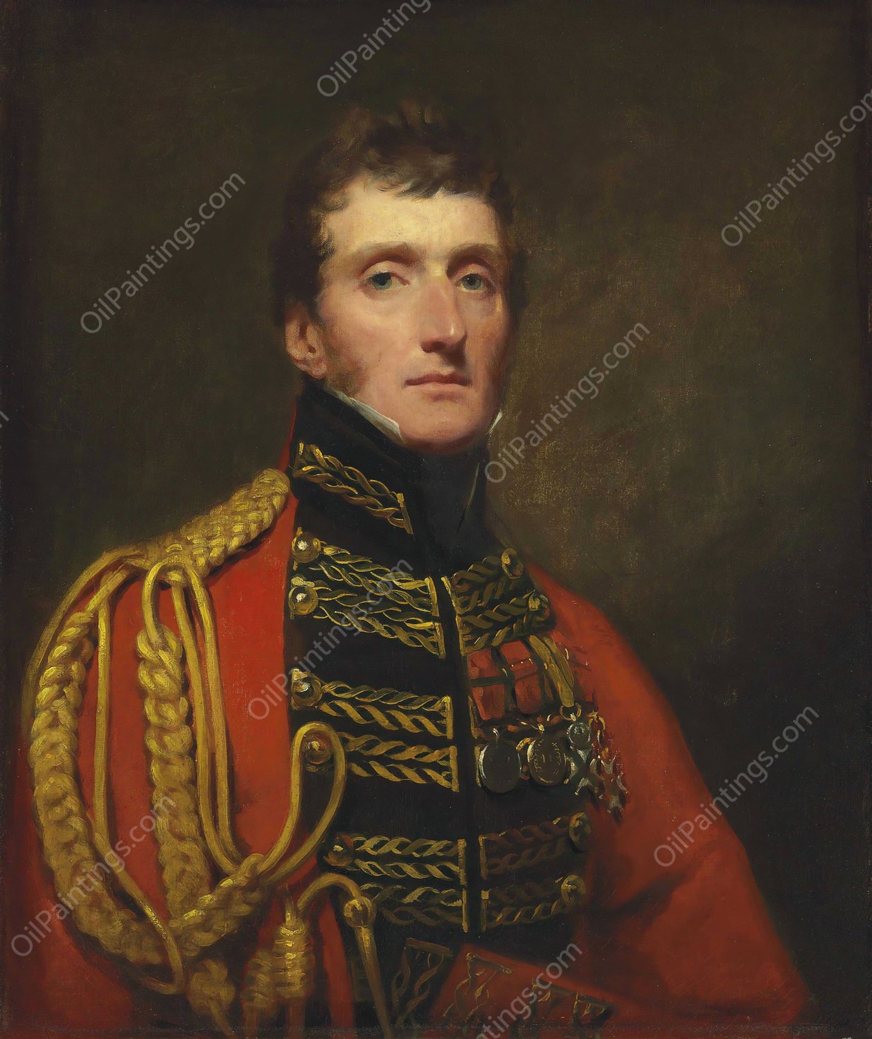 Portrait Of Lieutenant General William Stuart by Sir Henry Raeburn - Hand-Painted Oil Painting Reproduction