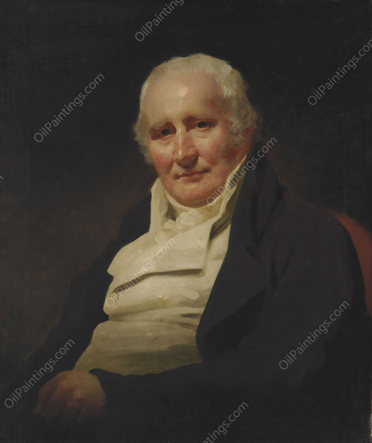 Portrait Of Mr. Spottiswood by Sir Henry Raeburn - Hand-Painted Oil Painting Reproduction