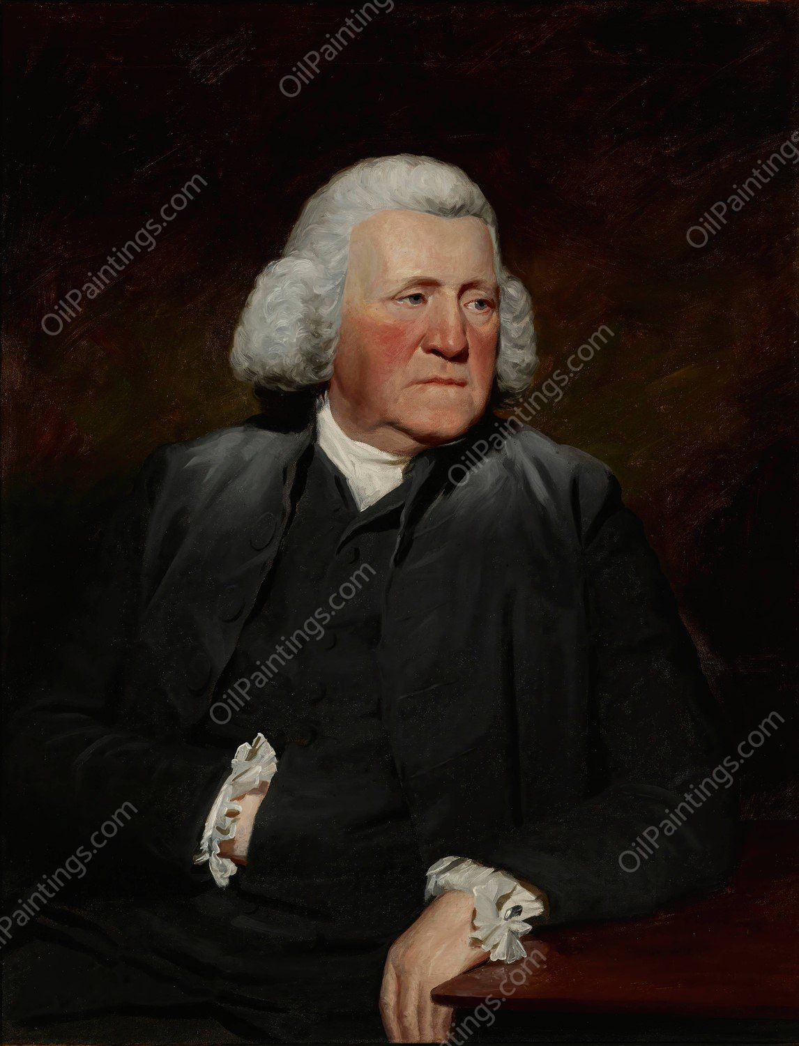 Portrait of Thomas Wood  by Sir Henry Raeburn - Hand-Painted Oil Painting Reproduction