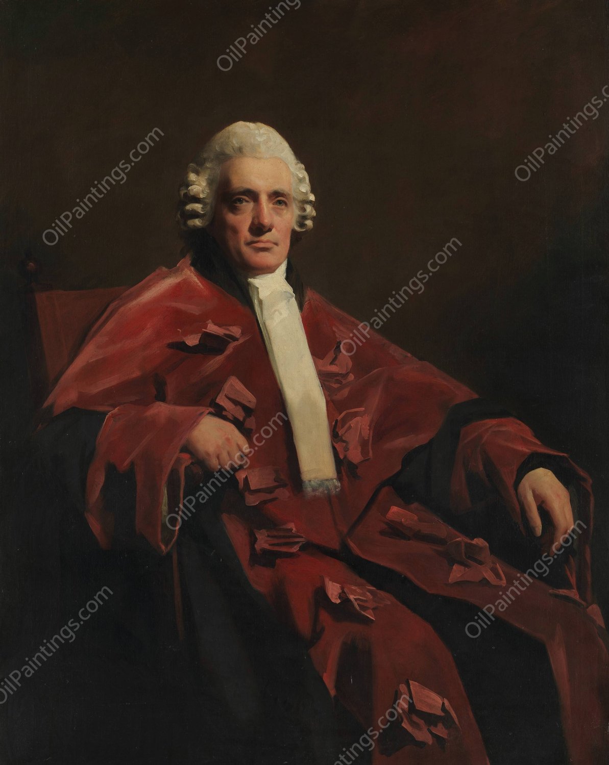 William Robertson  by Sir Henry Raeburn - Hand-Painted Oil Painting Reproduction