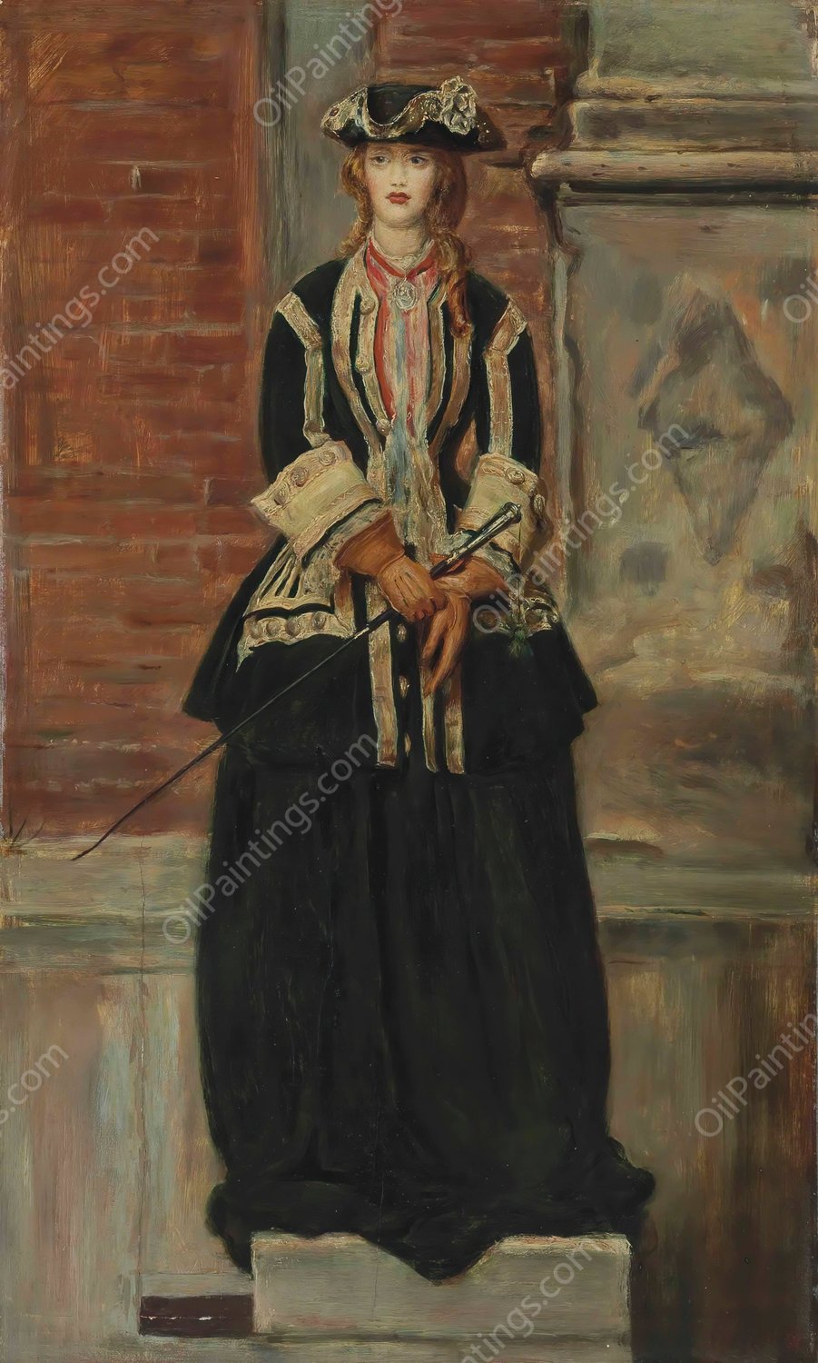 Charlie is my Darling by Sir John Everett Millais - Hand-Painted Oil Painting Reproduction