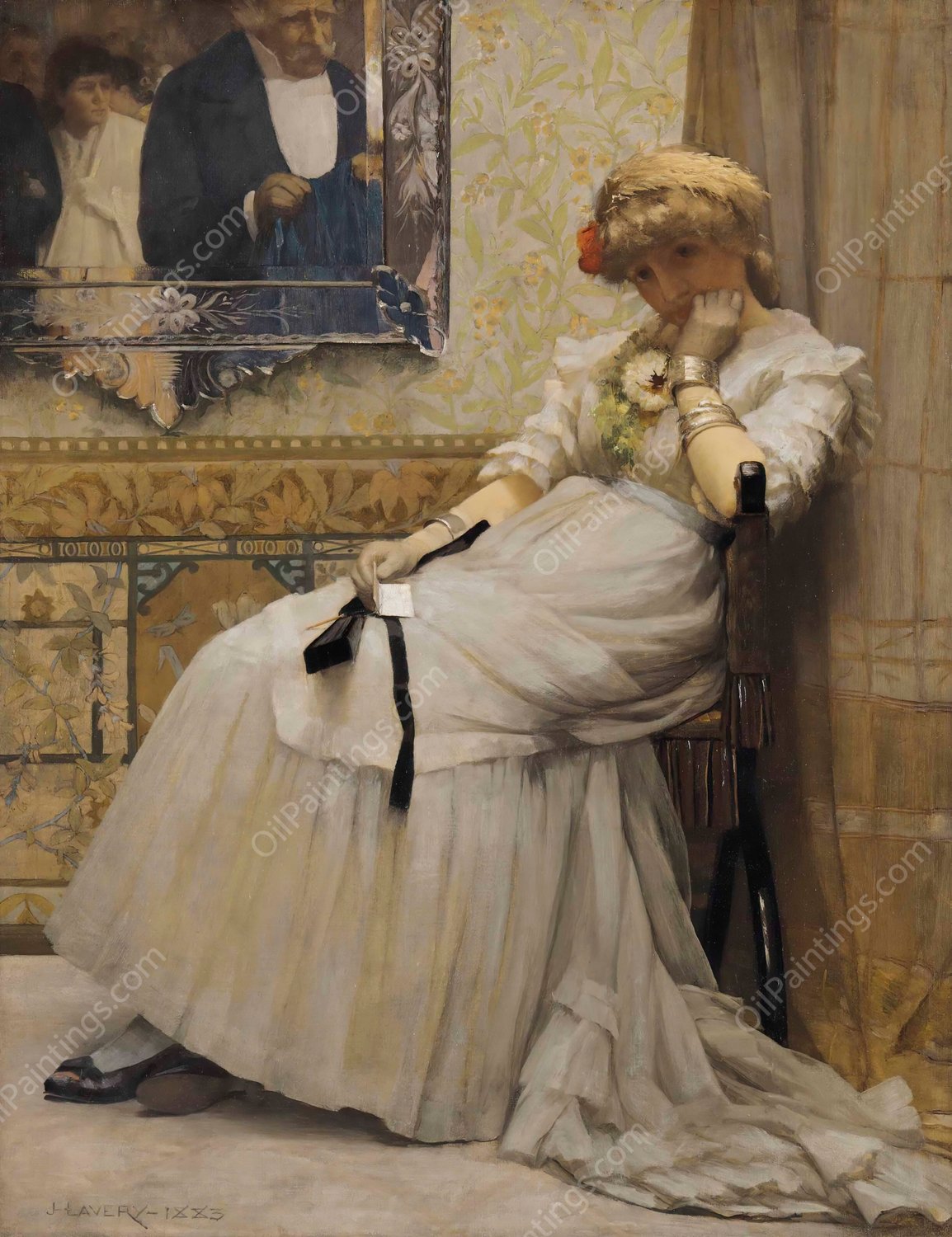 After the Dance  by Sir John Lavery - Hand-Painted Oil Painting Reproduction