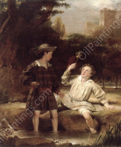 Auld Lang Syne by Sir John Watson Gordon - Hand-Painted Oil Painting Reproduction
