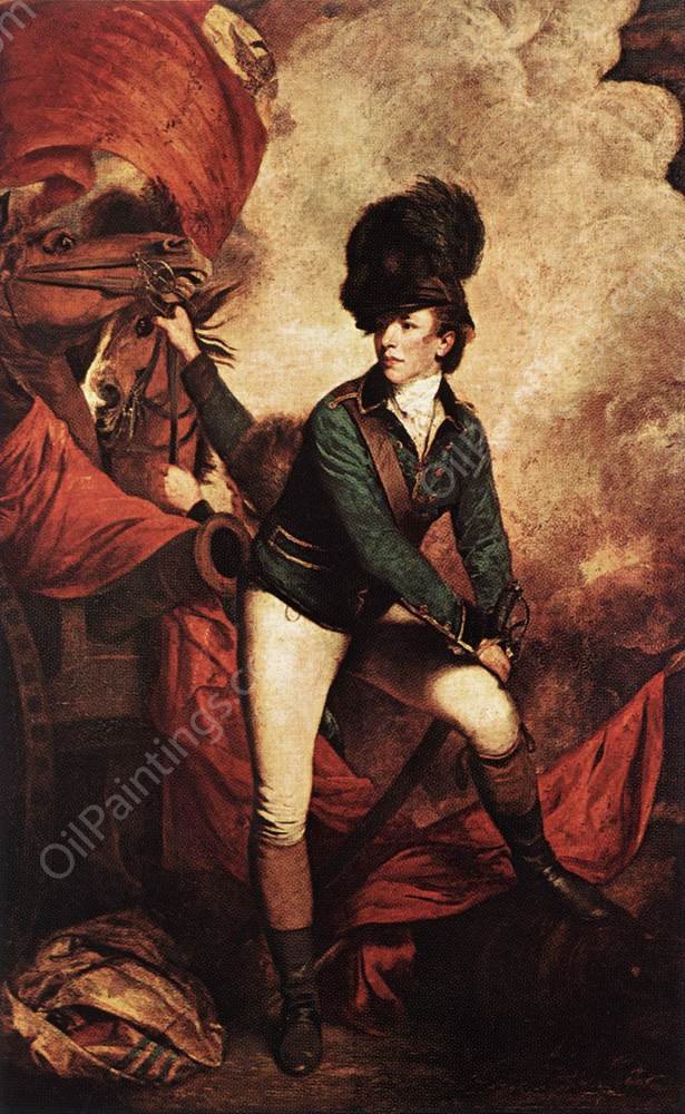 Colonel Banastre Tarleton by Sir Joshua Reynolds - Hand-Painted Oil Painting Reproduction