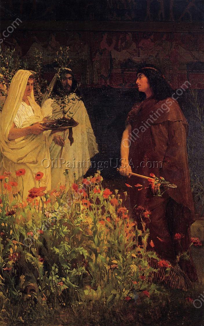 Tarquinius Superbus by Sir Lawrence Alma-Tadema - Hand-Painted Oil Painting Reproduction