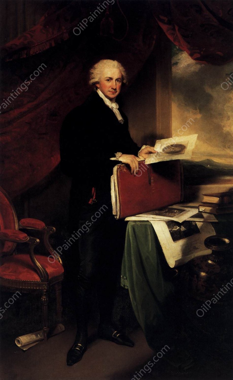 Mr. Storer by Sir Martin Archer Shee - Hand-Painted Oil Painting Reproduction