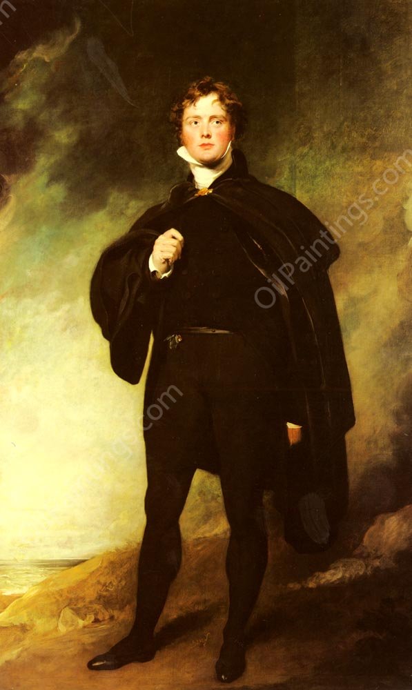 Portrait Of George Nugent Grenville, Lord Nugent by Sir Thomas Lawrence - Hand-Painted Oil Painting Reproduction