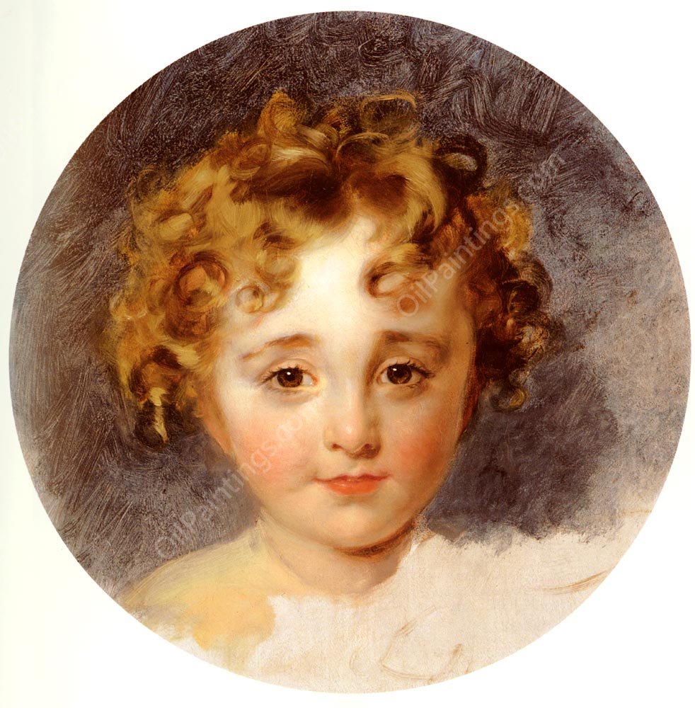 Portrait Of The Hon, George Fane 1819 - 1848; Later Lord Burghersh, When A Boy by Sir Thomas Lawrence - Hand-Painted Oil Painting Reproduction