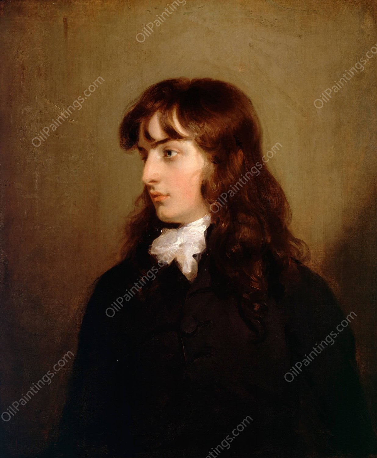 William Linley by Sir Thomas Lawrence - Hand-Painted Oil Painting Reproduction