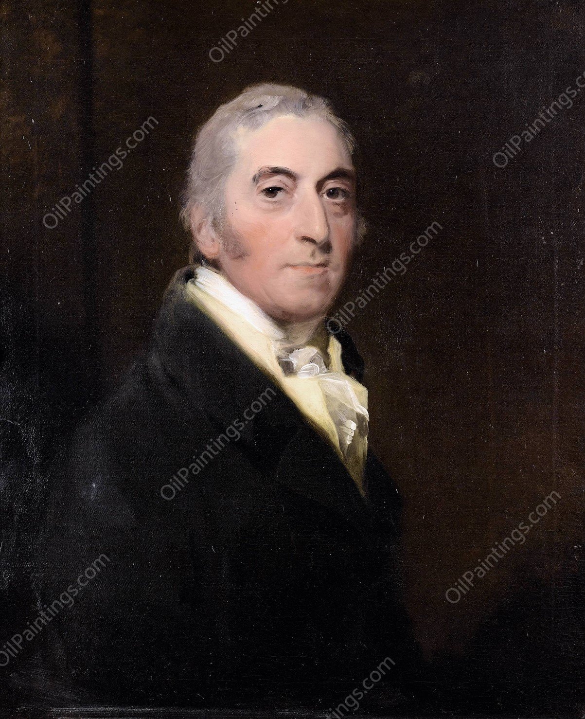 William Wellesley-Pole, Later 1st Baron Maryborough by Sir Thomas Lawrence - Hand-Painted Oil Painting Reproduction