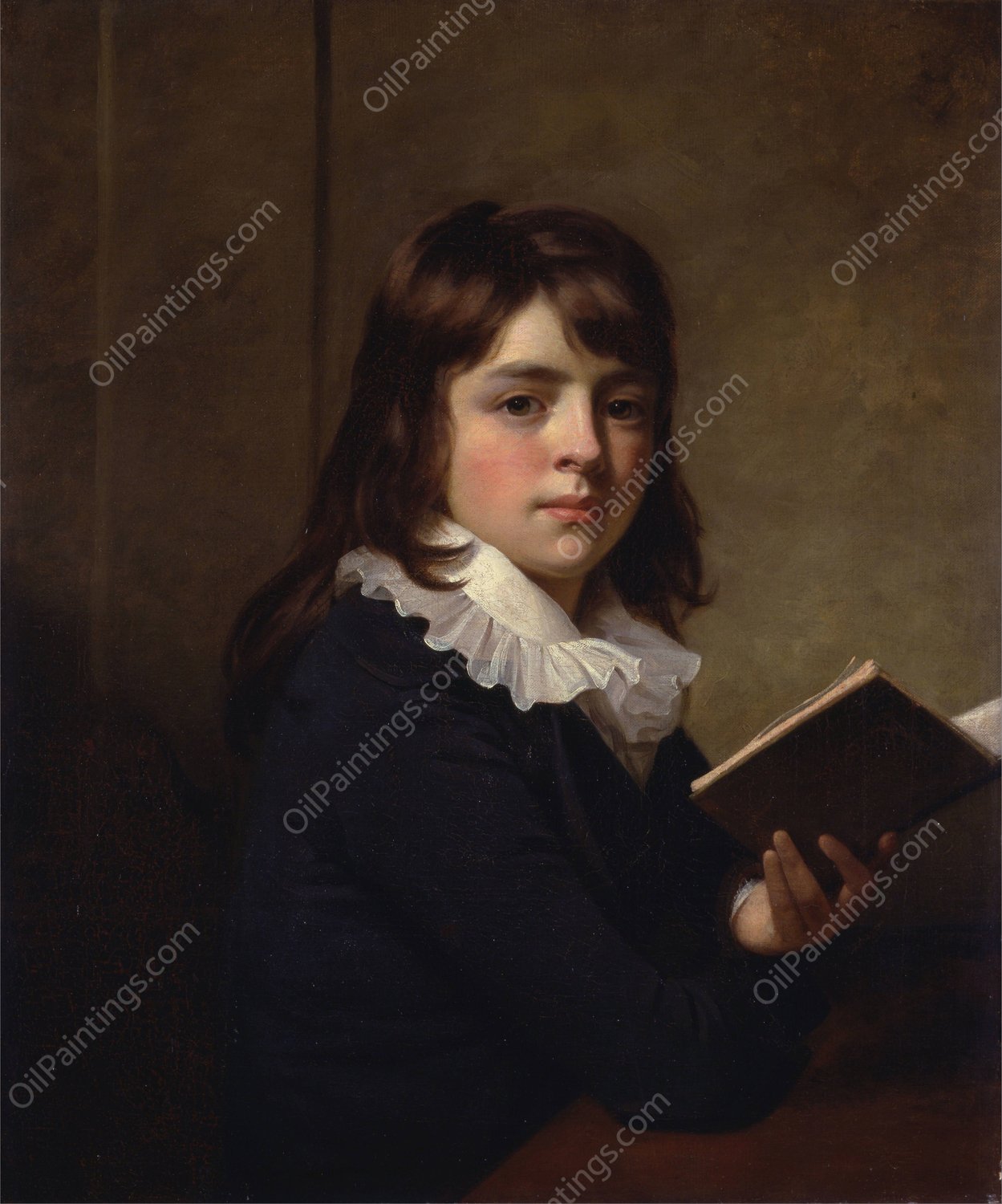 Portrait Of A Boy by Sir William Beechey - Hand-Painted Oil Painting Reproduction