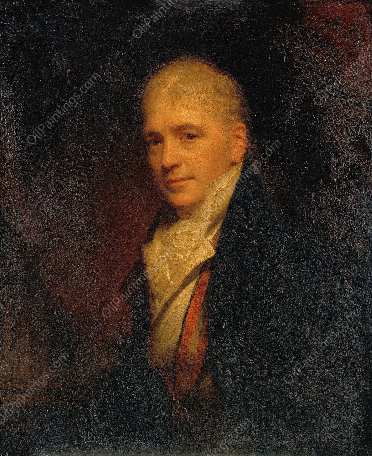 Sir Francis Bourgeois by Sir William Beechey - Hand-Painted Oil Painting Reproduction