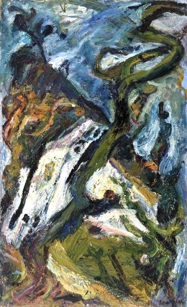 Landscape of Gourdon  by Chaim Soutine - Hand-Painted Oil Painting Reproduction
