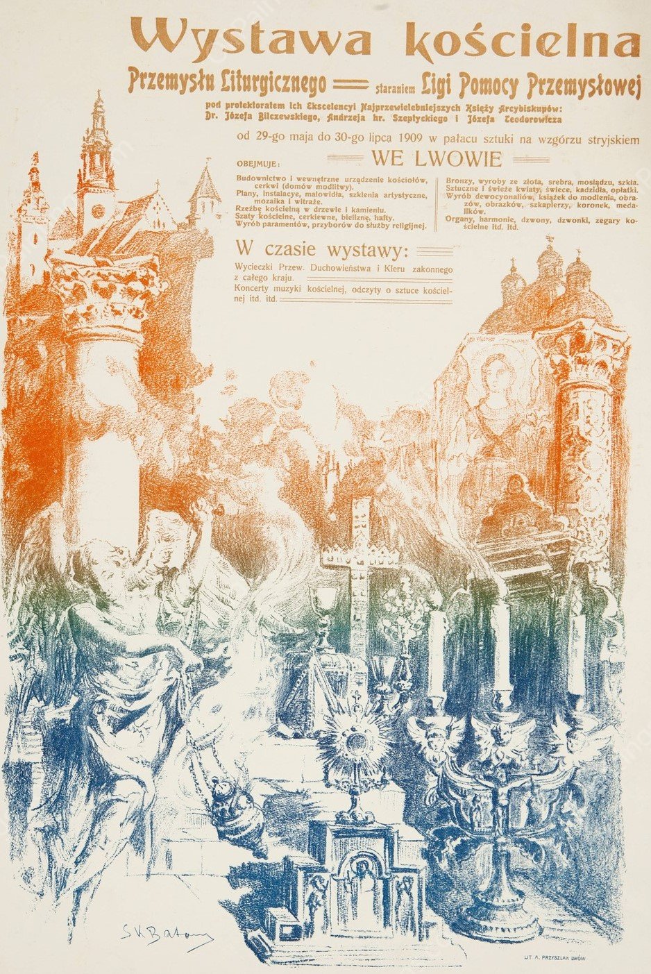 Wystawa KoScielna Przemyslu Liturgicznego  by Stanislaw Batowski-Kaczor - Hand-Painted Oil Painting Reproduction