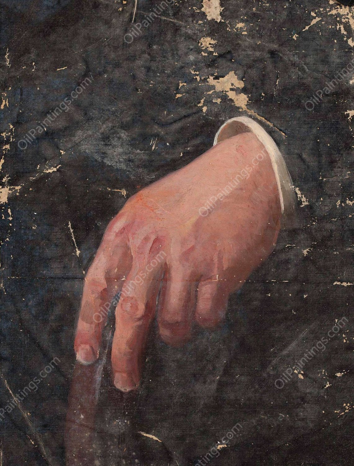 Study of a hand by Stanislaw Lentz - Hand-Painted Oil Painting Reproduction