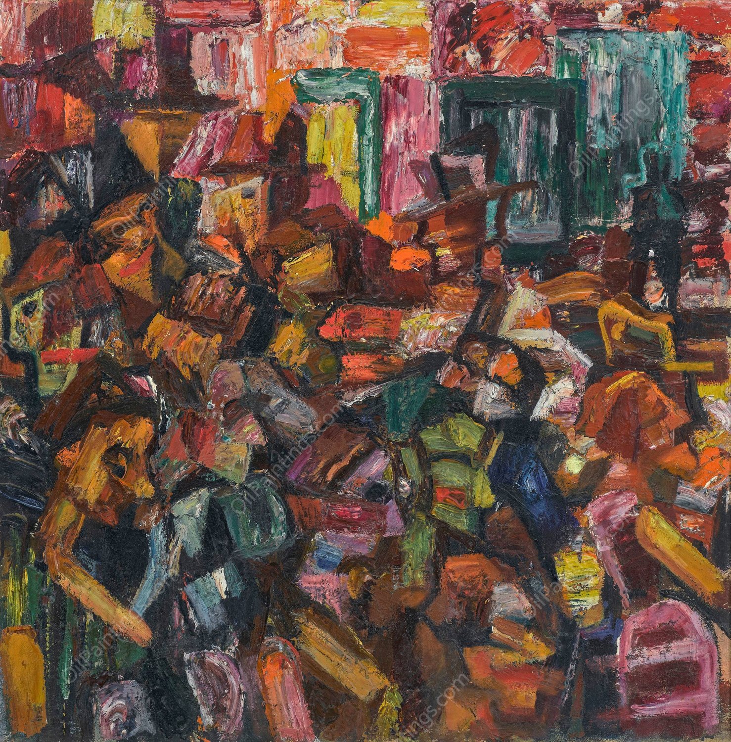 Promenade  by Stanislaw Osostowicz - Hand-Painted Oil Painting Reproduction