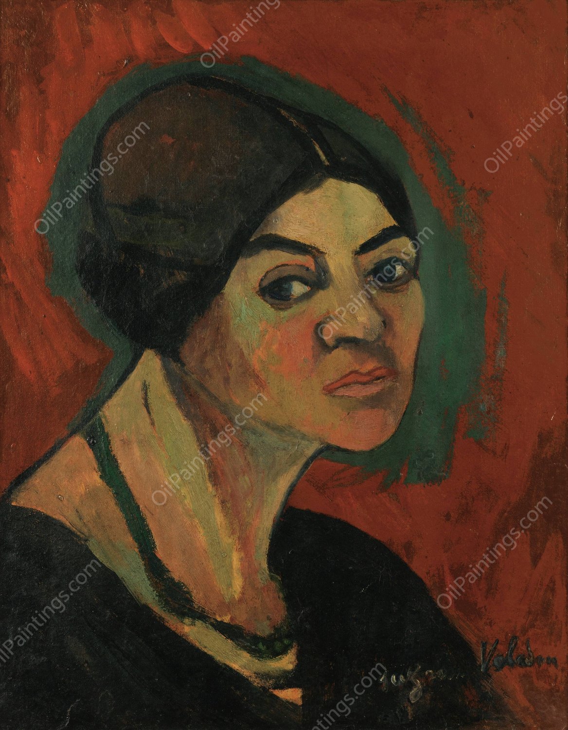 Autoportrait  by Suzanne Valadon - Hand-Painted Oil Painting Reproduction