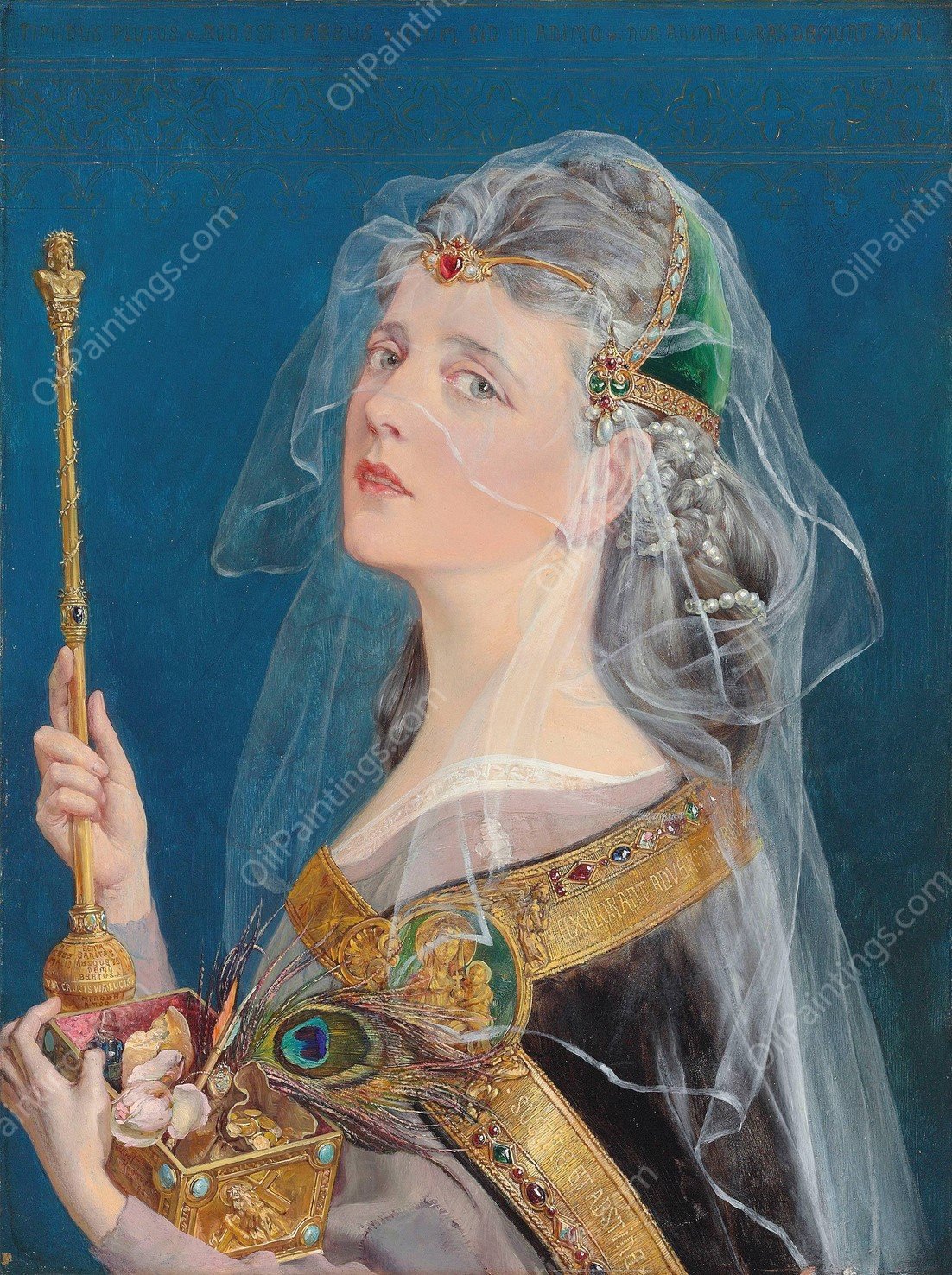 Care  by Talbot Hughes - Hand-Painted Oil Painting Reproduction