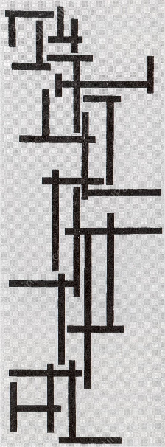 Tarantella  by Theo Van Doesburg - Hand-Painted Oil Painting Reproduction