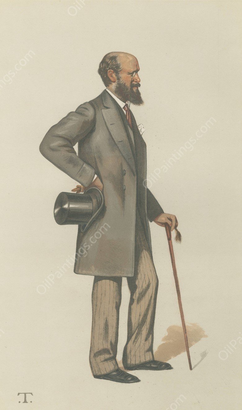Politicians - Vanity Fair. 'South Hants.'Lord Henry John Montagu-Douglas-Scott. 24 September 1881  by Theobald Chartran - Hand-Painted Oil Painting Reproduction