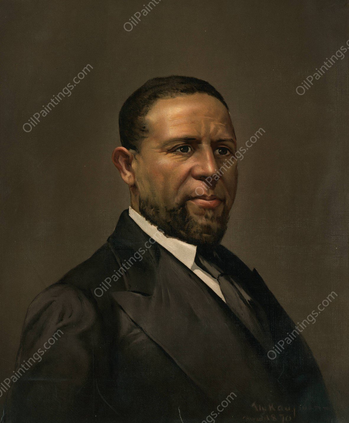 Senator Revels  by Theodor Kaufmann - Hand-Painted Oil Painting Reproduction