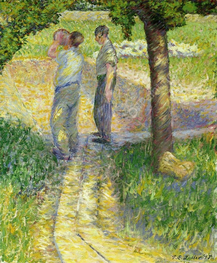 The Gardeners by Theodore Earl Butler - Hand-Painted Oil Painting Reproduction