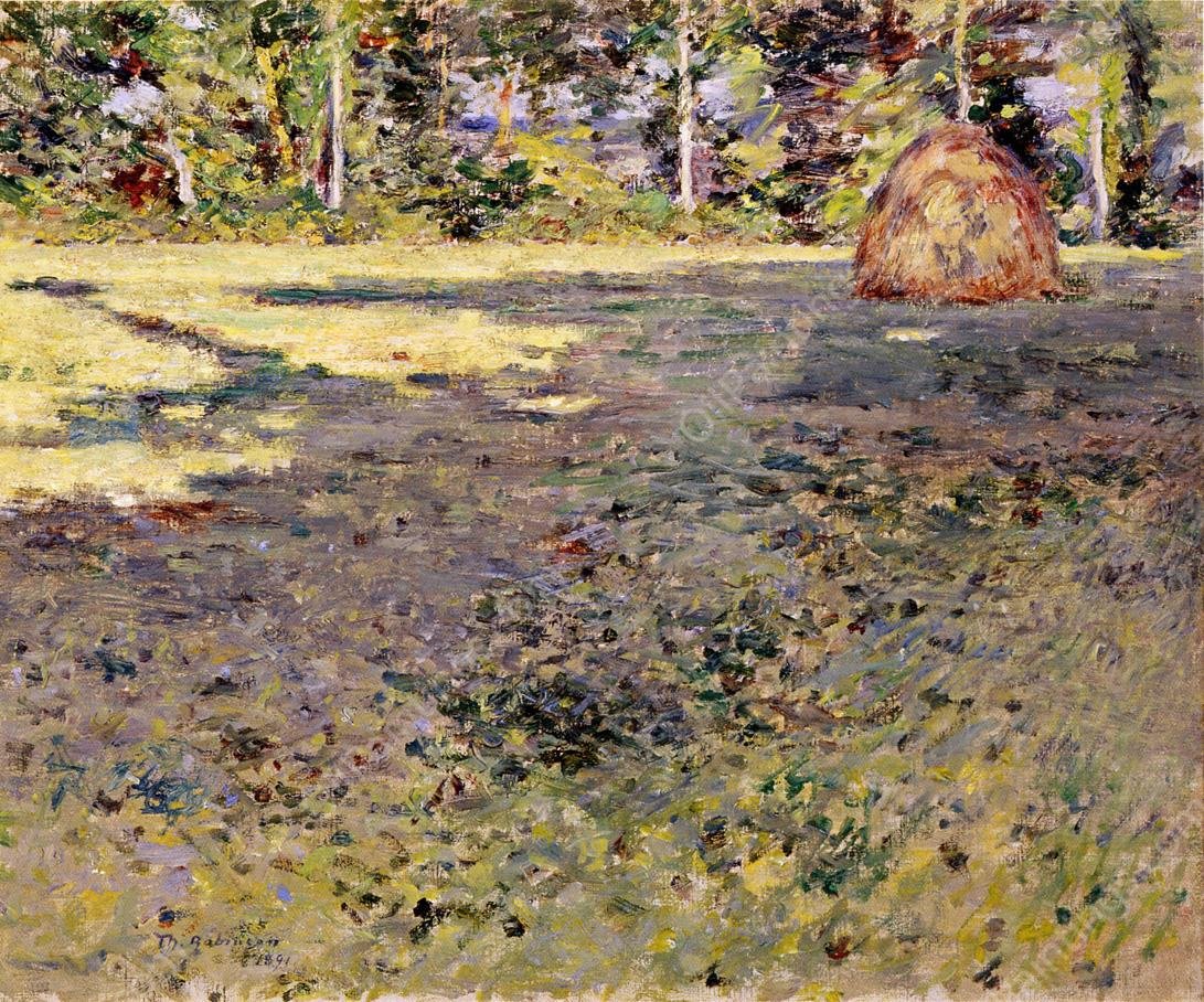 Afternoon Shadows by Theodore Robinson - Hand-Painted Oil Painting Reproduction