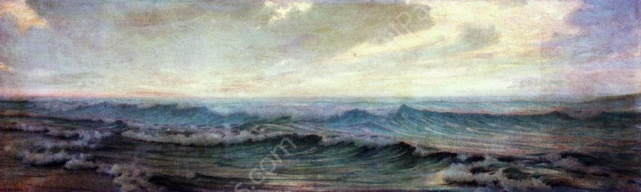 La Mer also known as The Sea by Thomas Alexander Harrison - Hand-Painted Oil Painting Reproduction