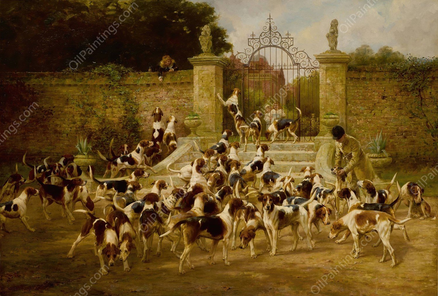 The Sanctuary by Thomas Blinks - Hand-Painted Oil Painting Reproduction
