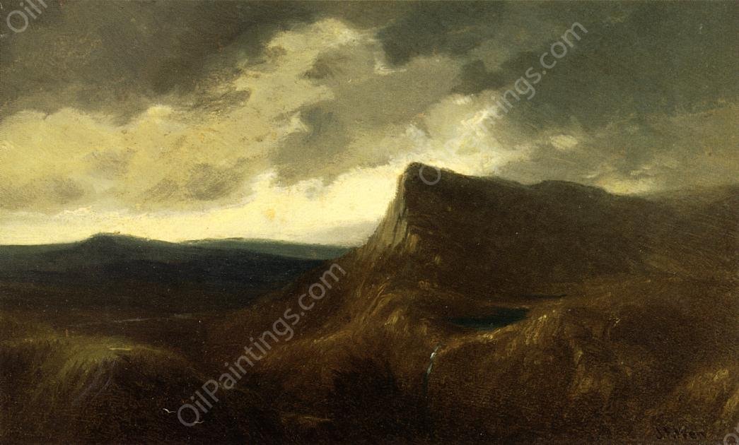 The Hidden Lake by Thomas Cole - Hand-Painted Oil Painting Reproduction